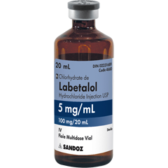 Labetalol, 5mg/mL, 20mL Vial